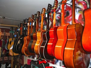 Music guitars
