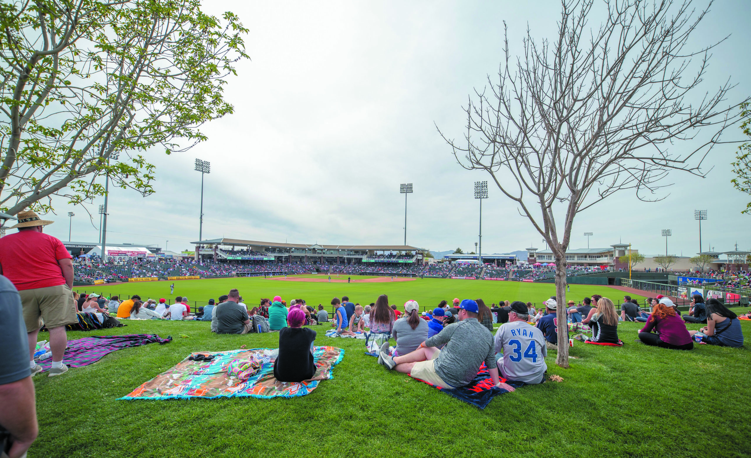 During normal years, fans fill Surprise Stadium and other facilities in the Phoenix metropolitan area during spring training. Photo courtesy of the City of Surprise.